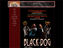 Tablet Screenshot of blackdogzeppelin.com